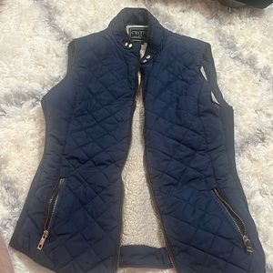 Navy blue Sherpa vest